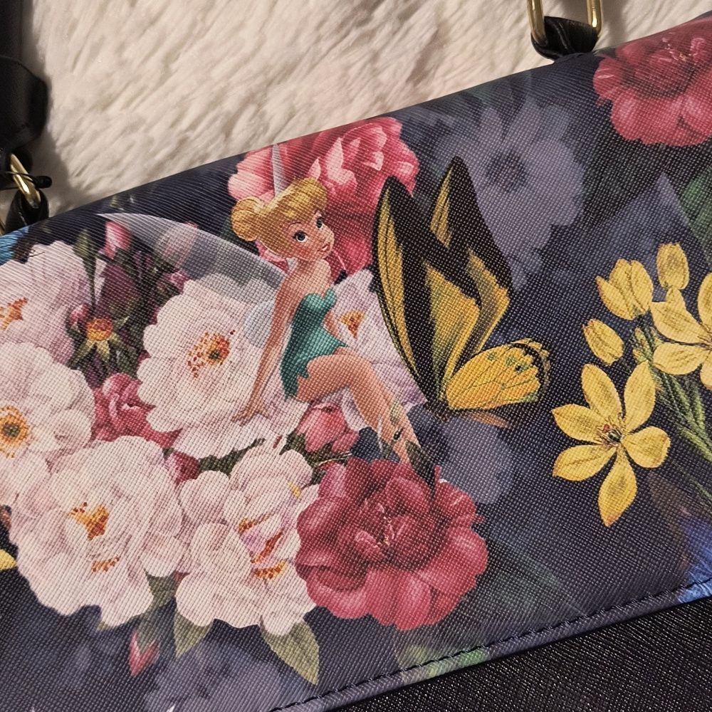 Loungefly Disney Tinker Bell Floral Satchel